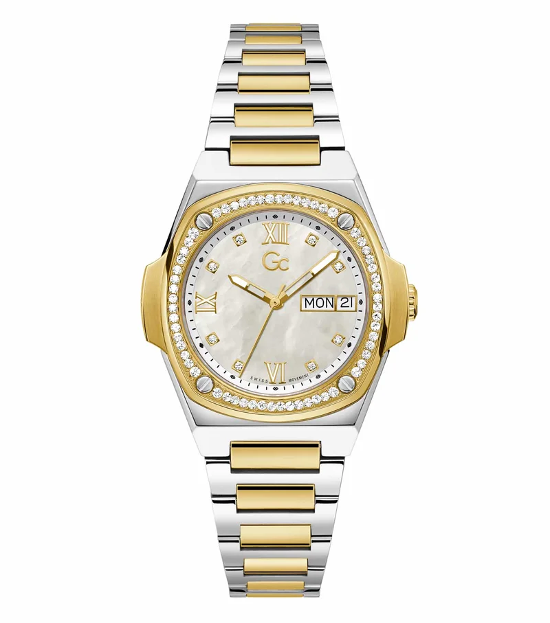 Gc Women Coussin Shape Lady Quartz Watch 36Mm