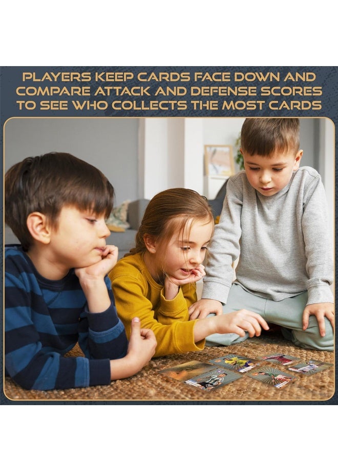 Playing Soccer Cards | 55 Unique Cards for Soccer Players | Unforgettable Moments for The Whole Family for Friends, Siblings, and Soccer Fans | Printed on Premium Paper – Golden - Image 2