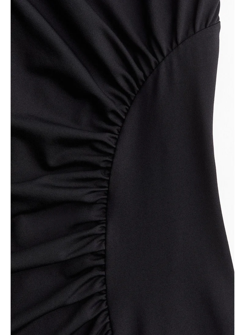 H&M Draped turtleneck dress