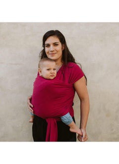 boba Boba Wrap Baby Carrier, Sangria - Original Stretchy Infant Sling, Perfect for Newborn Babies and Children up to 35 lbs  - Image 2