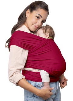 boba Boba Wrap Baby Carrier, Sangria - Original Stretchy Infant Sling, Perfect for Newborn Babies and Children up to 35 lbs  - Image 1