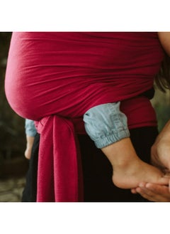 boba Boba Wrap Baby Carrier, Sangria - Original Stretchy Infant Sling, Perfect for Newborn Babies and Children up to 35 lbs  - Image 3