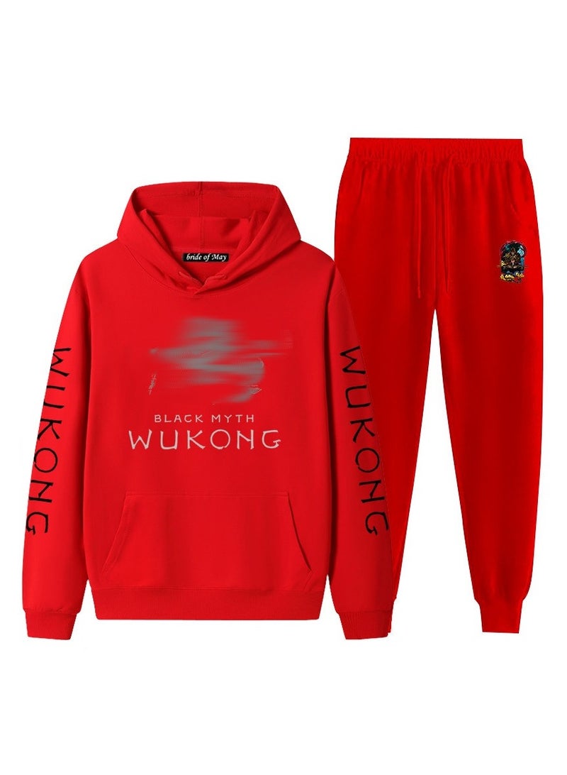 MQD Black Myth Wukong Hooded Sweatshirt Sports Suit