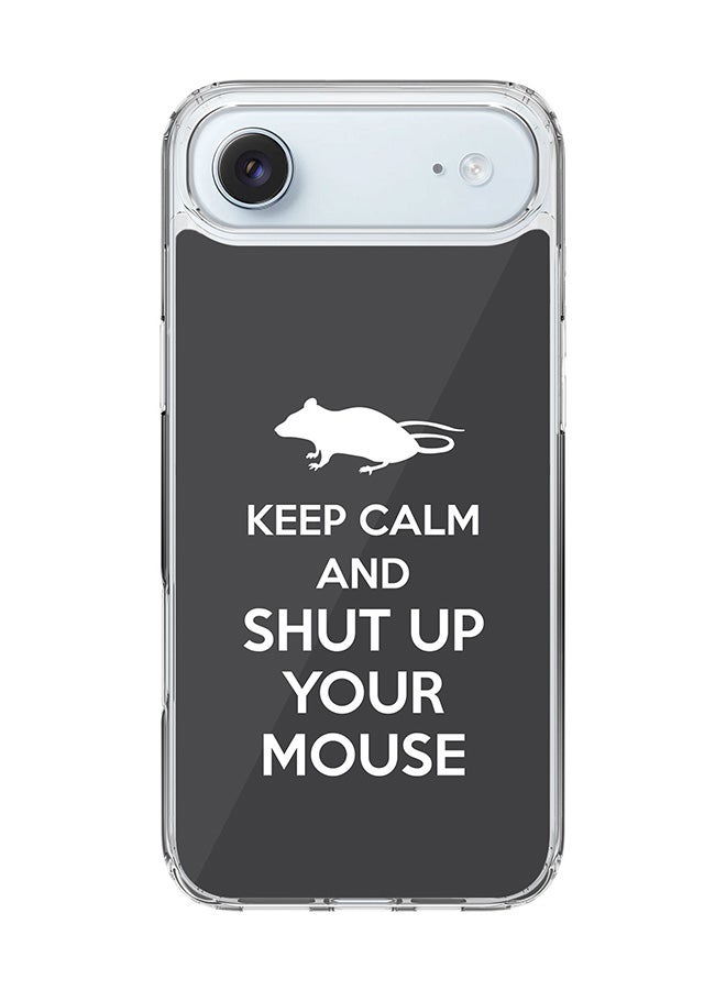 Stylizedd Classic Clear MagSafe Case for iPhone 17 Air , Hybrid Soft Case Flexible Edges Anti Drop TPU PC Gel Thin Transparent Cover [ Designed for iPhone 17 Air ] - Shut Up Your Mouse