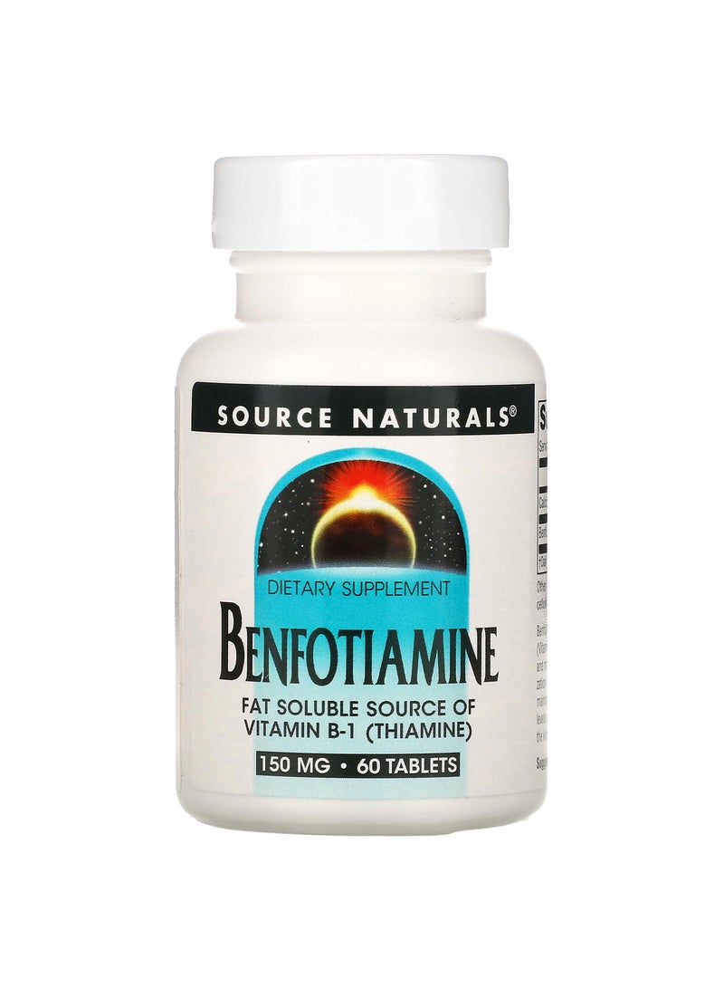 Benfotiamine, 150 mg, 60 Tablets