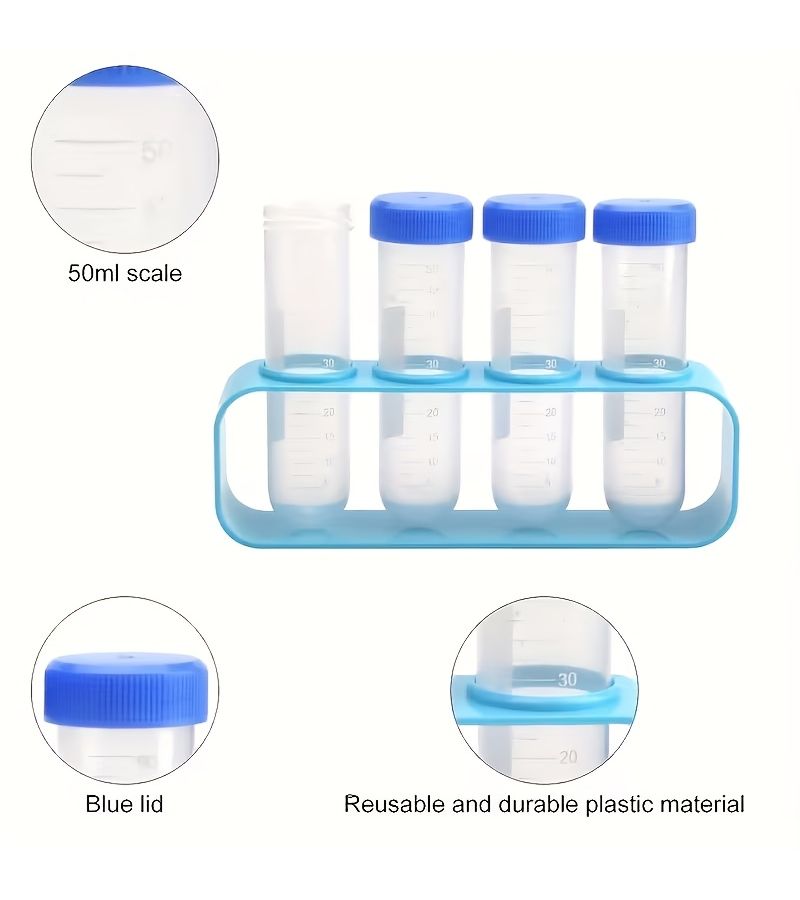 Plastic Test Tubes Set With Stand And Dropper 9pcs For Science Experiments - Image 5
