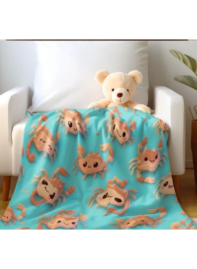 general Baby and children's cartoon flannel thin blanket (warm and comfortable, suitable for sleep, game use) 70cm*100cm - Image 3