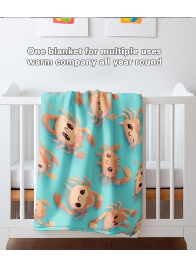 general Baby and children's cartoon flannel thin blanket (warm and comfortable, suitable for sleep, game use) 70cm*100cm - Image 4