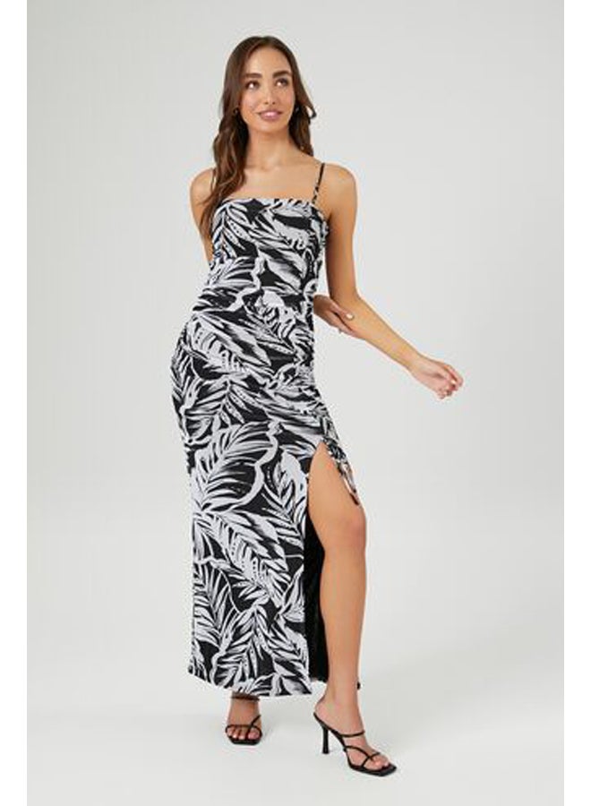FOREVER 21 Abstract Print Midi Dress - Image 4