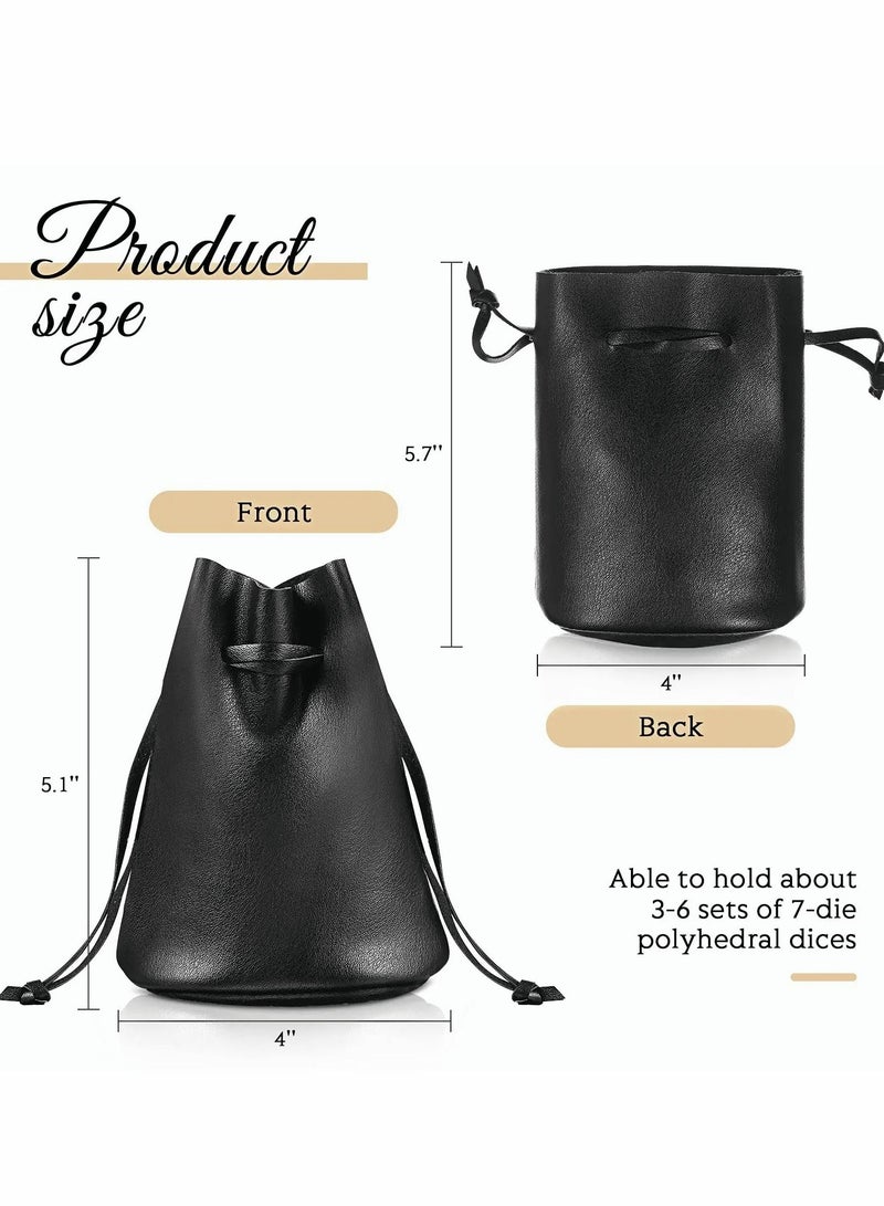 Excefore حقيبة drawstring من الجلد الصناعي، حقيبة نقود، حقيبة أدوية، غلاف حقيبة الهاتف المحمول، محفظة يد، حقيبة أدوات محمولة - Image 5