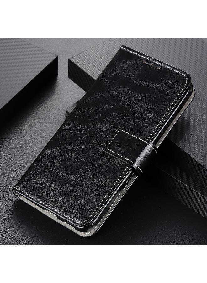 S-TOP Case For iPhone 16e Retro Crazy Horse Texture Horizontal Flip Leather Phone Case - Image 2