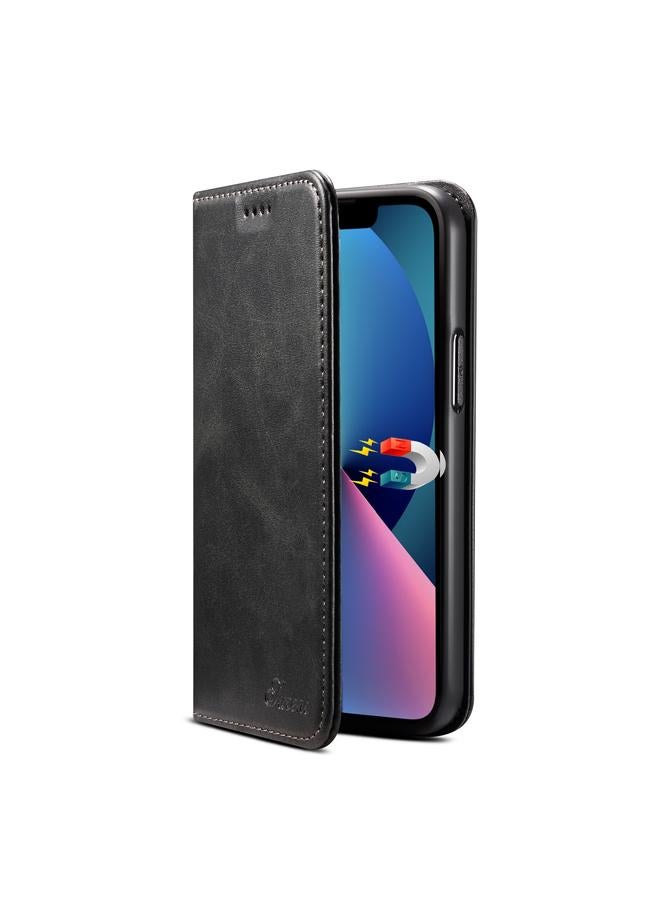 S-TOP Case For iPhone 13 Calf Texture Horizontal Flip Leather Case with Holder & Card Slots & Wallet - Image 3