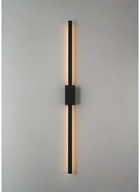 مصباح فردي حديث ومميز 80 سم - ابليك - اضاءة حائط - اللون اسود - الخامة معدن - المقاس : 5×6×80
