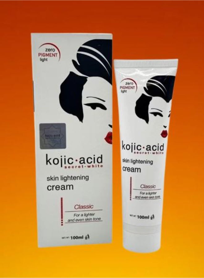 Kojic Acid Skin Lightening Cream 100ml | Even Skin Tone Care | Reduces Dark Spots & Pigmentation | Made in Philippines