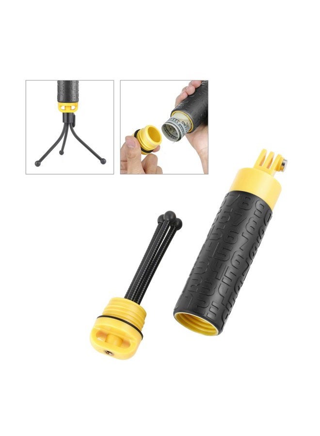 SOONSUN Waterproof Floating Hand Grip Monopod Pole for GoPro Hero 9, 8, 7, 6, 5, 4, Session, 3+, 3, 2 Cameras – Includes Mini Flexible Tripod, 1/4 Tripod Adapter, Adjustable Lanyard, Thumb Screw - Image 3