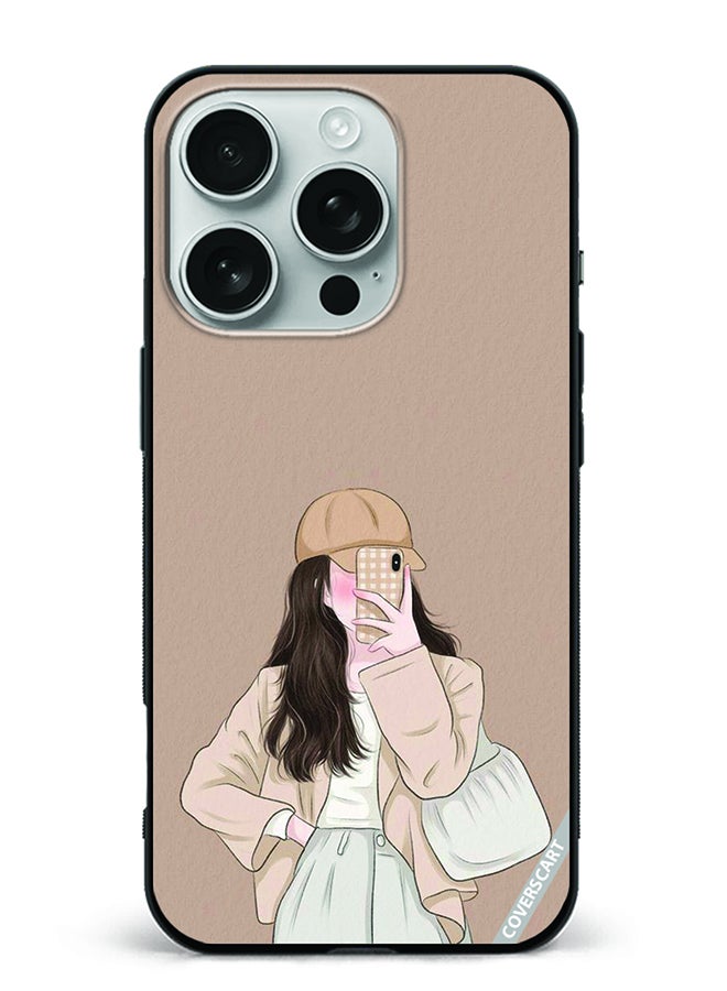 Protective Case Cover For Apple iPhone 16 Pro Girl Design Multicolour