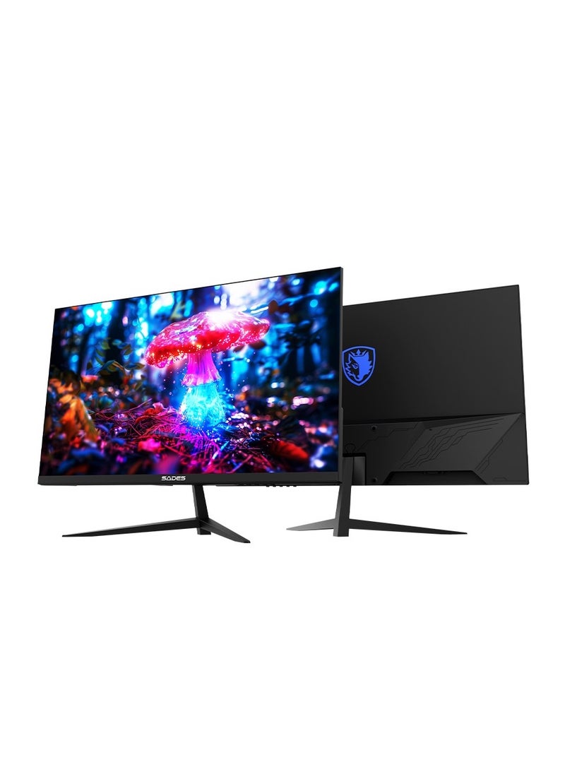 Sades - Sades  Gaming Monitor Russula SA-CJ02F24B 24″ FHD IPS,HDMI 2.1, 1ms(GtG) Response time ,120Hz Refresh Rate,HDMI 2.1,Display port,Anti glare Panel Design. - Image 1
