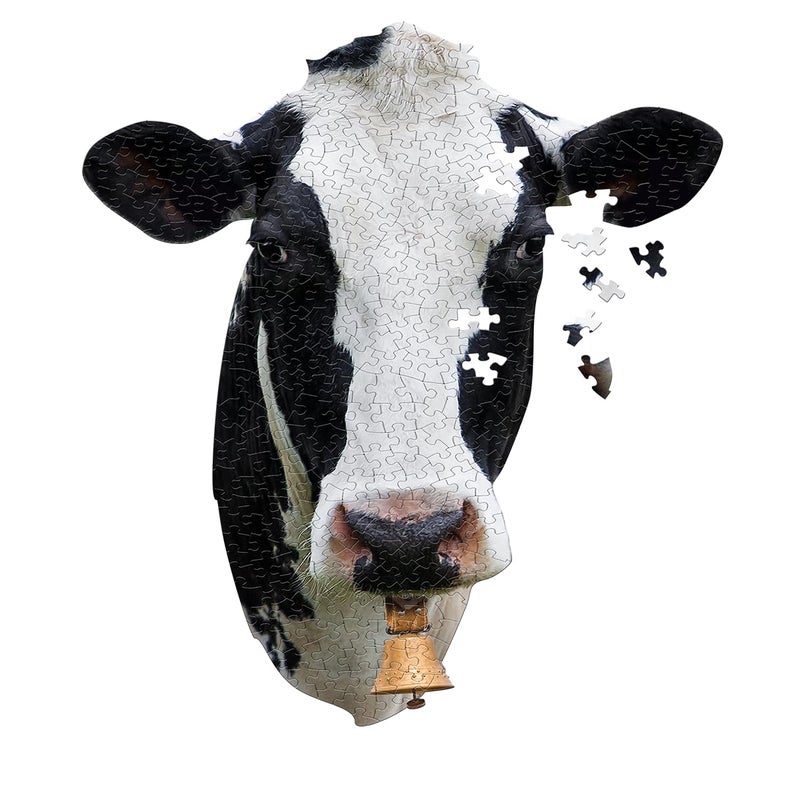 Madd Capp Puzzles I AM Cow 300 pieces Animal Shaped Jigsaw Puzzle - Image 3