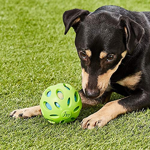 Petmate Crackle Heads Crackle Ball Crunchy Noise Chew Fetch Toy for Dogs Assorted Colors, Medium 3' Diameter - Image 2