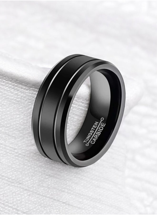 Generic - Tungsten Carbide Ring For Men Size 9 - Image 1