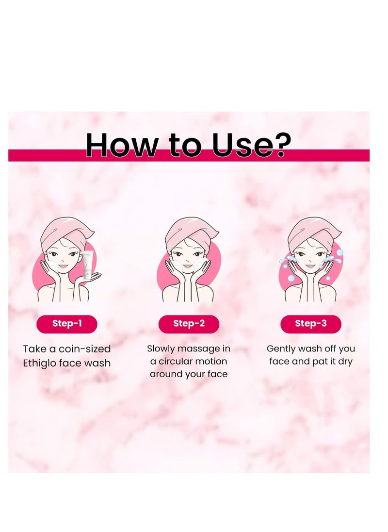 ETHIGLO - Ethiglo Skin Whitening Face Wash 200Ml - Image 1