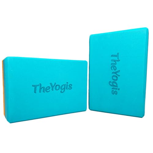The Yogis Yoga Blocks Set of 2 High Density Foam for Stretching, Balancing Premium Yoga Accessories for Women & Men Extra Large Size 3x6x9 inches with belt - Image 4