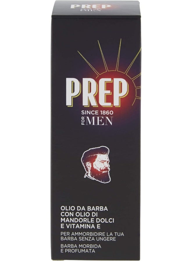 PREP Prep Beard Oil with Sweet Almond Oil and Vitamin E - Image 1