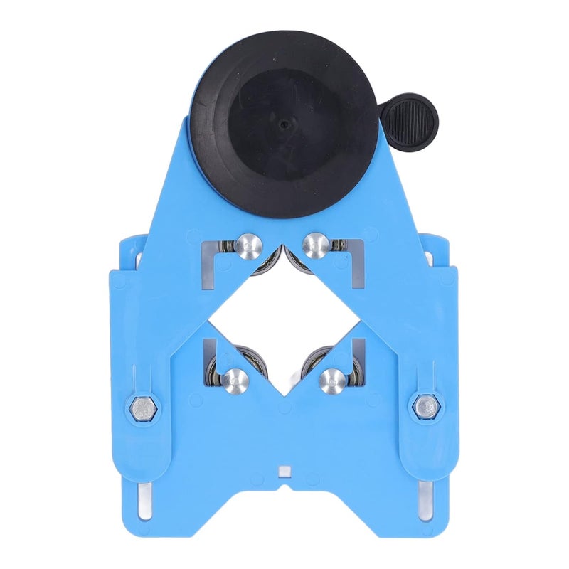 klarako Drill Bit Hole Saw Jig Blue Hole Drill Locator with Suction Cup for Marble Tile Glass - Image 5