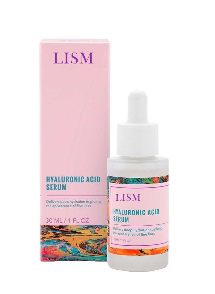 LISM Good Molecules Hyaluronic Acid Serum - Hydrating, Non-greasy formula to Moisturize, Plump - 1% HA, Anti-aging, Water-Based Skincare for Face - Image 1