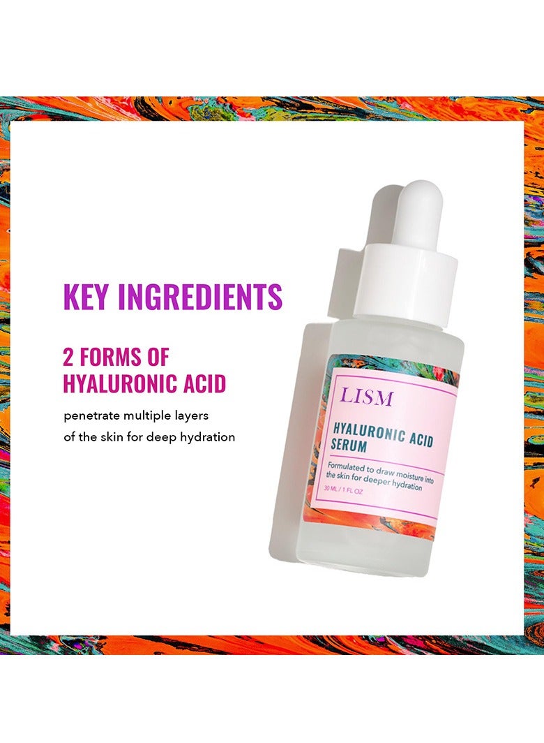 LISM Good Molecules Hyaluronic Acid Serum - Hydrating, Non-greasy formula to Moisturize, Plump - 1% HA, Anti-aging, Water-Based Skincare for Face - Image 2