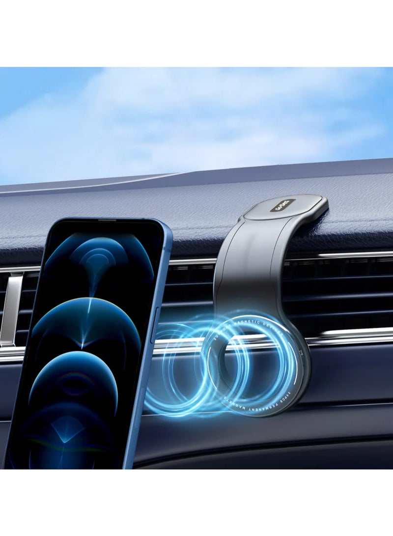 جو-ديز Go-Des حامل هاتف السيارة المغناطيسي القوي للغاية 20 قطعة قابل للطي بحرية لهاتف iPhone Magnet GPS Car Support Mount - Image 5