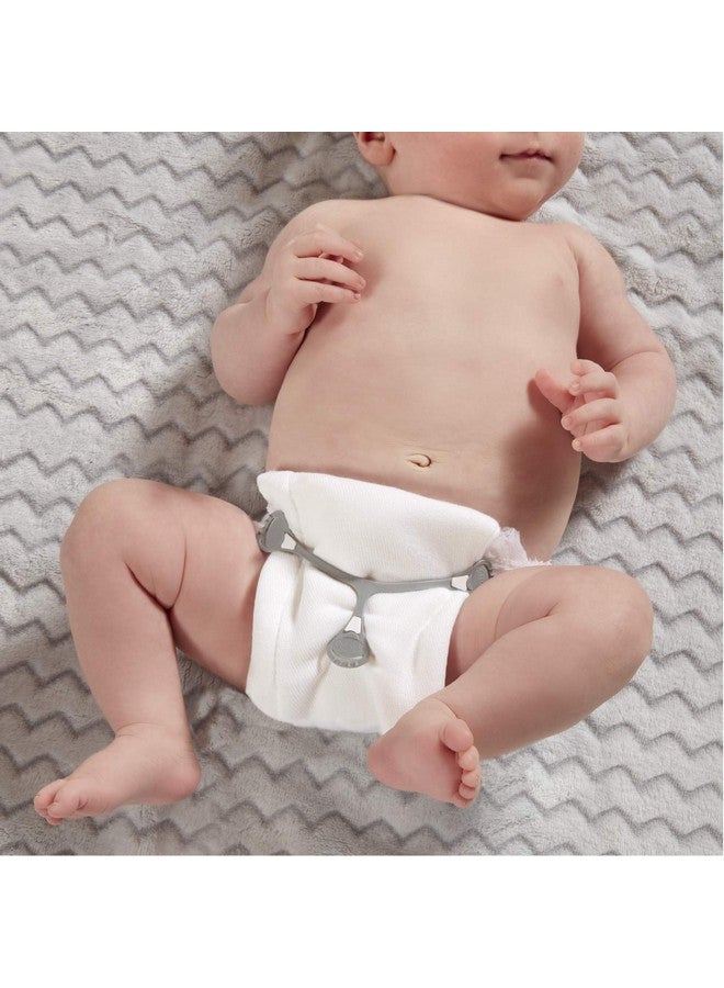 Snappi Cloth Diaper Clips ; Replaces Diaper Pins ; Use With Cloth Prefolds And Cloth Flatfolds 3 Count (Pack Of 1 ) - Image 3