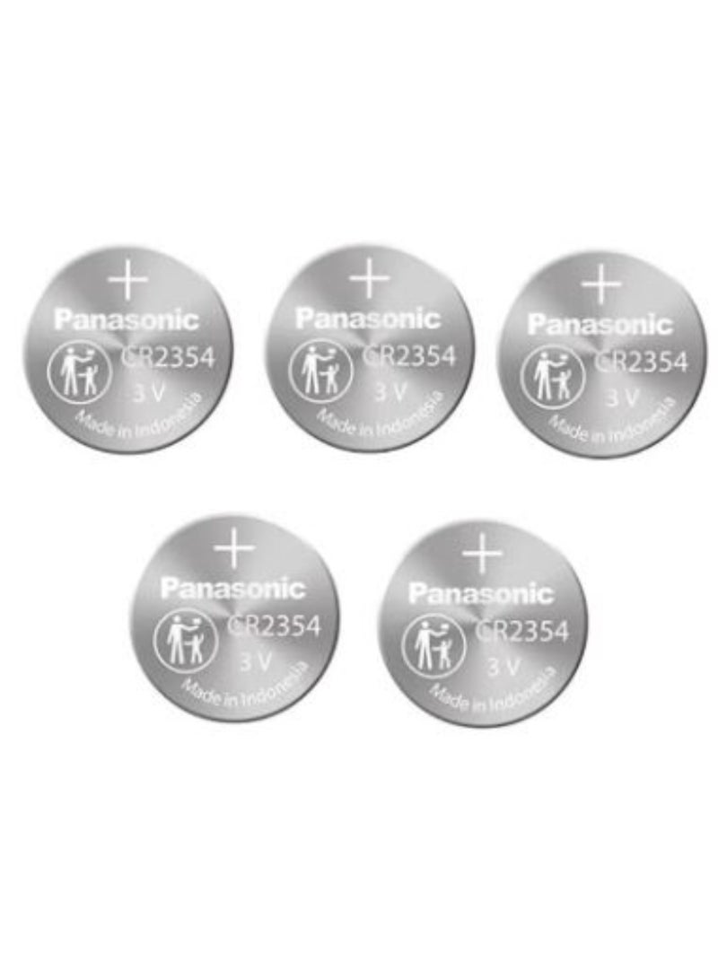 5-Pieces Panasonic CR2354 Coin Cell Lithium 3V Indonesia Batteries