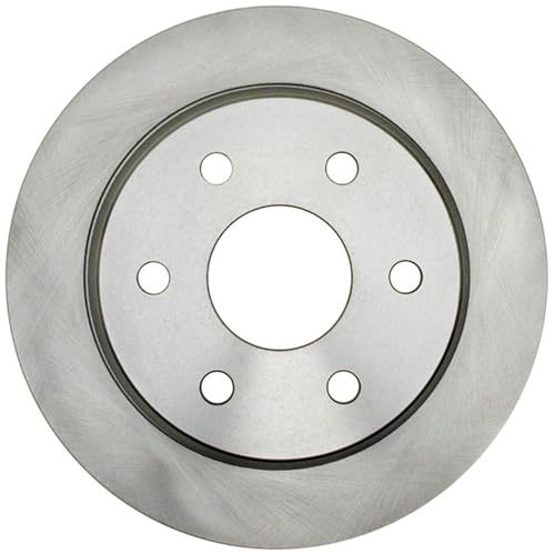 ACDelco Silver Rear Brake Rotor 18A1412A GM 19241820 Brake Rotors for Select Cadillac Escalade Chevrolet Avalanche Express Chevy Silverado Suburban Tahoe GMC Yukon Sierra and more - Image 3