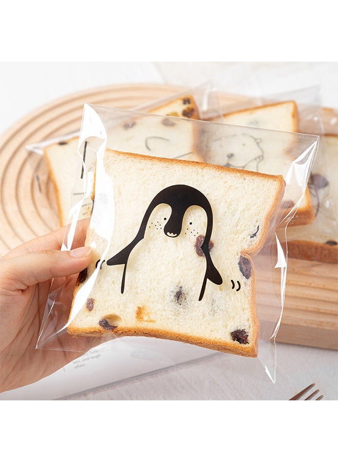 JS 50 Pcs Resealable Bags, 18 x 15 cm Clear Bags for Packaging, Wrapping and Food Storage - Image 3