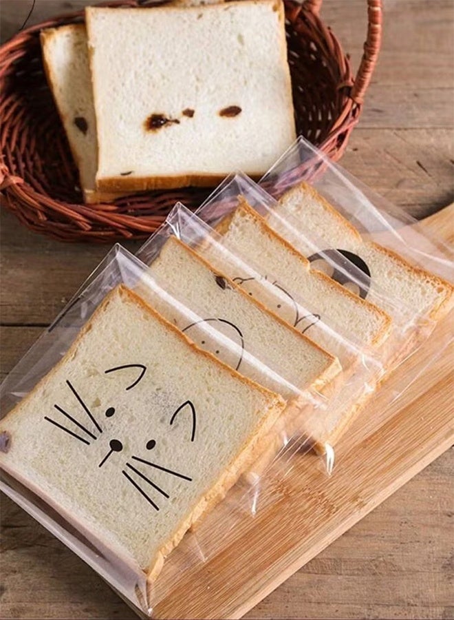 JS 50 Pcs Resealable Bags, 18 x 15 cm Clear Bags for Packaging, Wrapping and Food Storage - Image 4