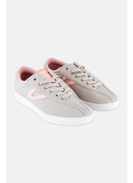 Tretorn Women Medium Lace Up Shoes, Grey  - Image 1