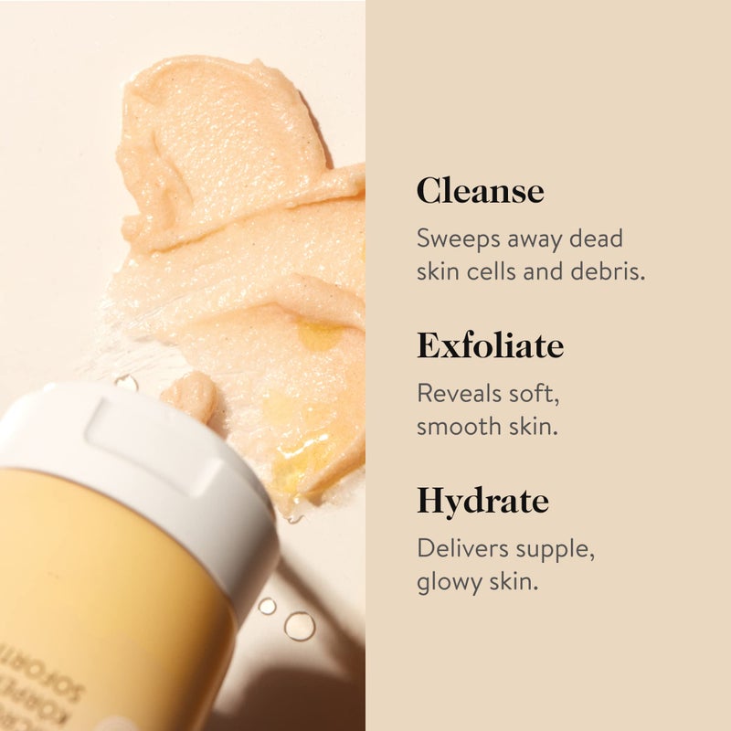 goop Beauty Microderm Body Scrub & Body Oil Bundle | 4 fl oz Exfoliating Body Wash to Cleanse & Moisturize Skin | 6 fl oz Fast-Absorbing Moisturizer for Dry Skin | Silicone & Paraben Free - Image 2