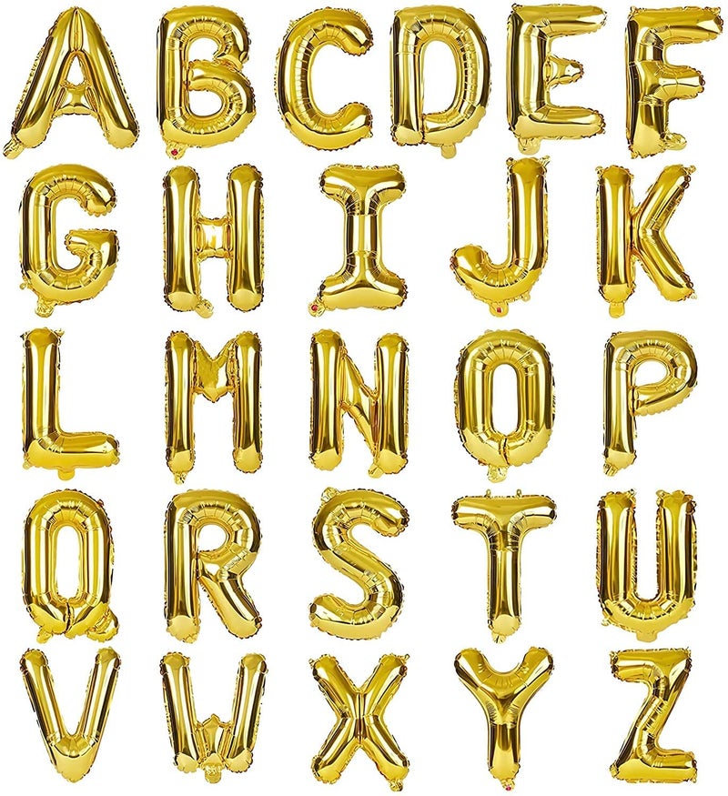flavouredlove 16 inch English Capital Letter O Balloon Party Decoration Gold Pack of 1 | O Balloons for Birthday, Anniversary, Engagement, Marriage, Parties, Celebrations and Decorations (GOLD "O") - Image 4