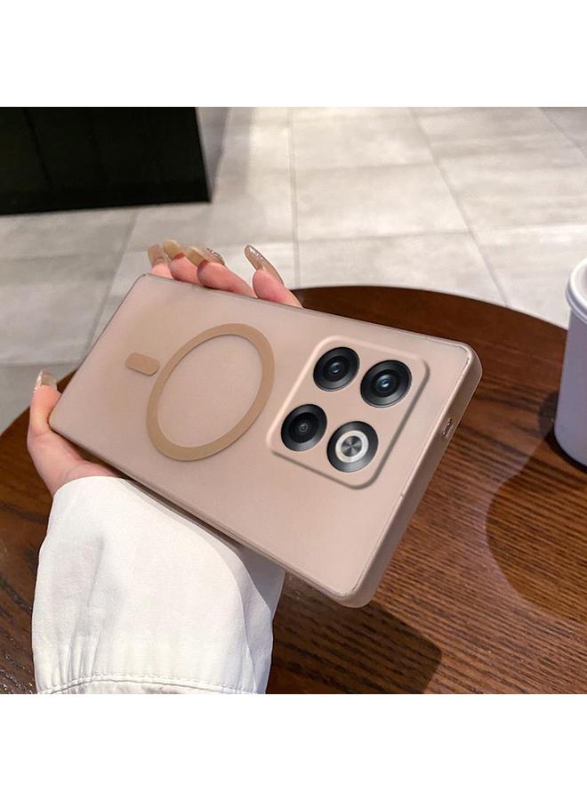 S-TOP Case For OnePlus Ace Pro Fine Hole Ice Fog MagSafe PC Phone Case - Image 1