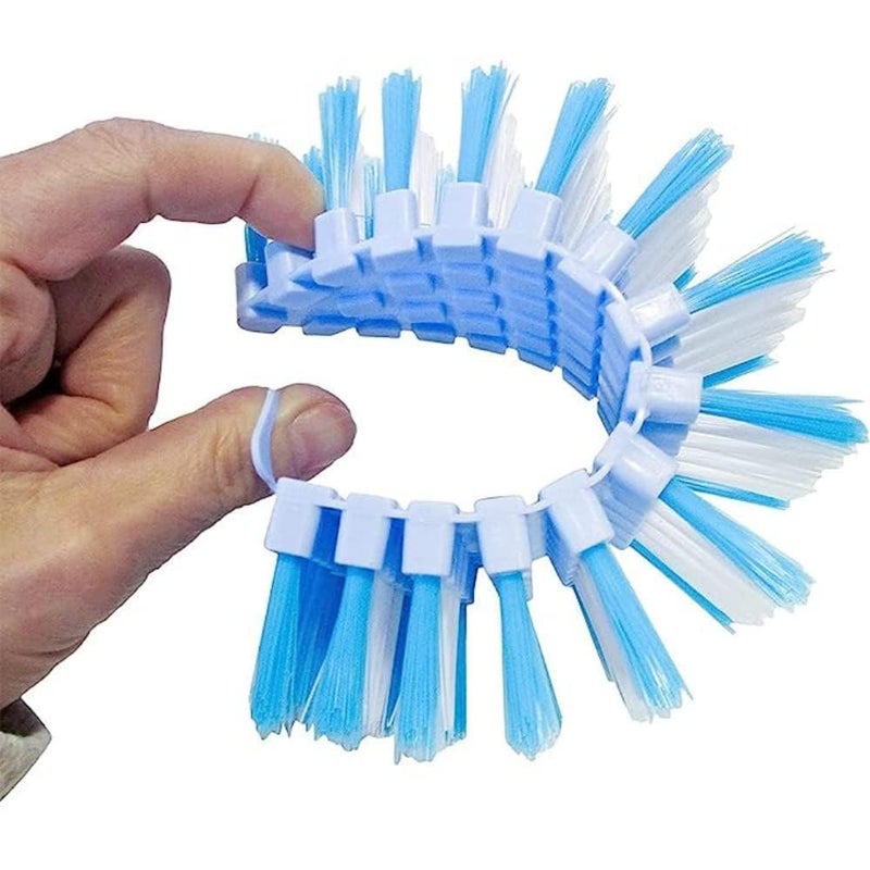 APURK Flexible Cleaning Brush Brush for Home Kitchen Bathroom Wash Basin Cloth Floor Washing Brush Scrubber Flexible Cleaning Brush Small Pack of 2 pcs - Image 2