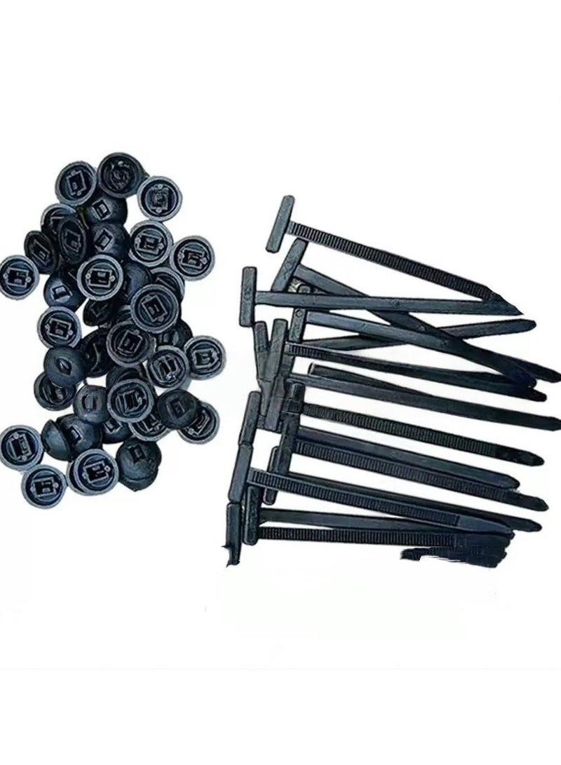 مشبك ربطة الكبلات العالمي من النايلون ، (20pcs)  - Image 1