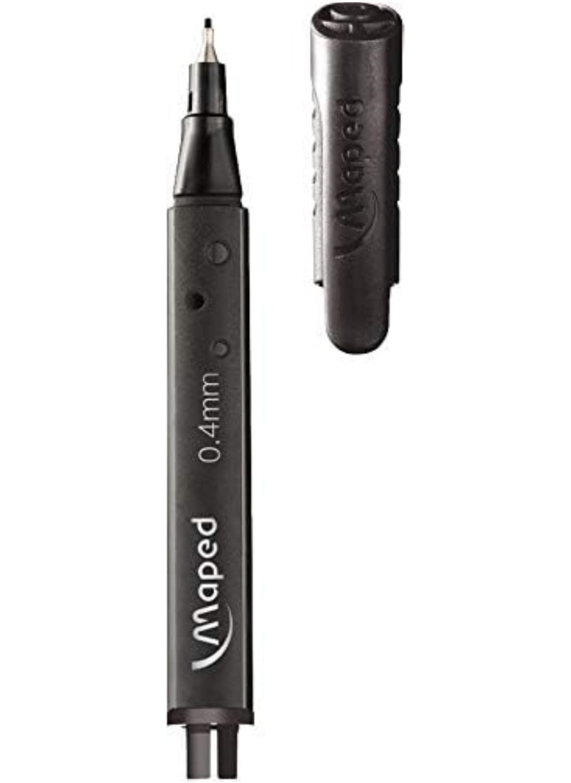 Maped Maped-Graph'Peps Duo Fineliner Pens (Pack of 10)  - Image 4