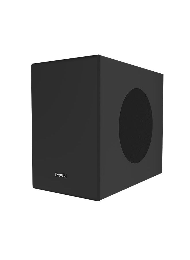 Faster - T2000 2.1 CH Home Theater Soundbar Speakers - Wireless Subwoofer 160W Powerful Audio Output - Dolby Audio Digital Plus, Deep and Thrilling Bass, Digital Embedded - Supporting Bluetooth 5.0, HDMI, AUX, USB & Remote, TV ARC, PC, OPT - Image 1