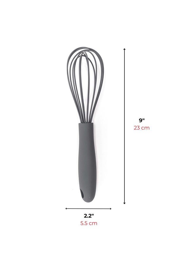 Starfrit Gourmet 9" Silicone Whisk - Will Not Damage Non-Stick Coatings - Heat Resistant - Image 2