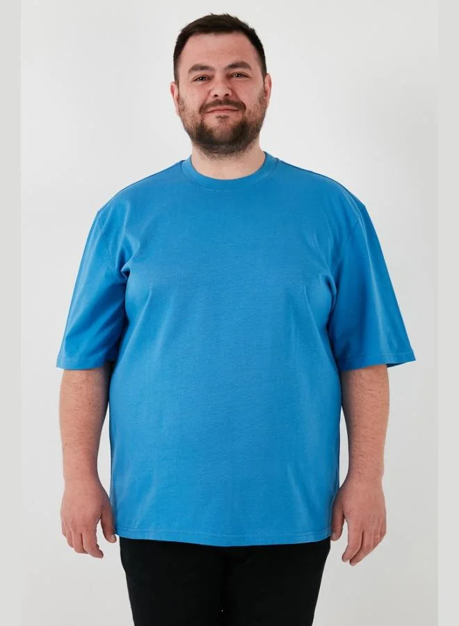 Buratti  Buratti Cotton Regular Fit Plus Size T-Shirt Men's T-Shirt 5902365B for Men | Best Price UAE