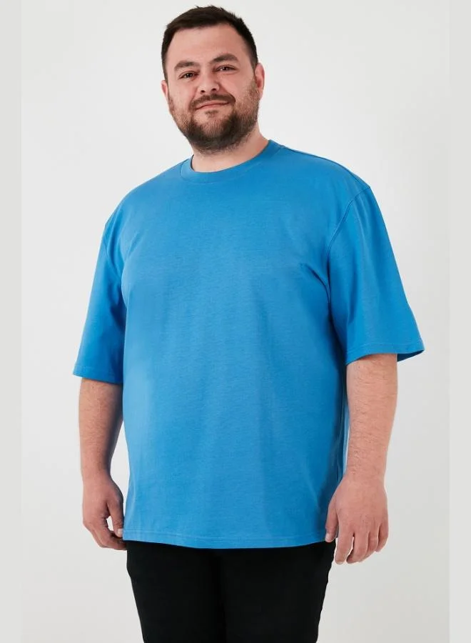 Buratti  Buratti Cotton Regular Fit Plus Size T-Shirt Men's T-Shirt 5902365B for Men | Best Price UAE