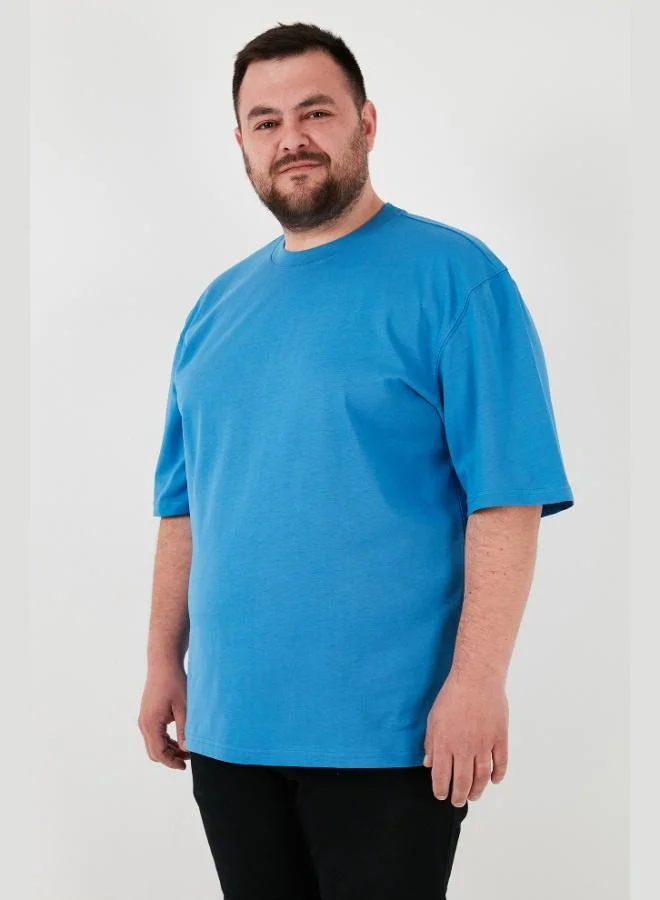 Buratti Cotton Regular Fit Plus Size T-Shirt Men's T-Shirt 5902365B