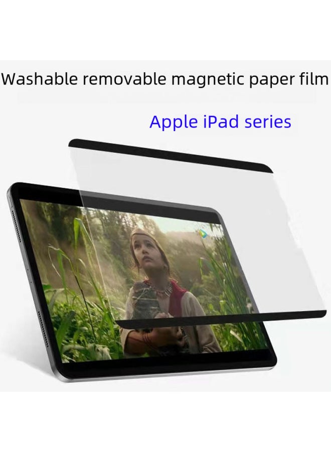 Detachable Magnetic Suction Type Paper Film For Ipad Air5 89th Gen 10.2 Inch 11 Inch Ipad Pro Drawing Film-Color:Magnetic Anti-peep 【naked Film】-Size:iPadPro11 Inch 【18-22 Years】/Air4/Air5 - Image 3
