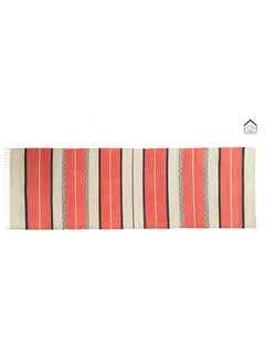 H2H H2H Unique Color Combination Cotton Stripe Design (60 X 180 cm, Red, Brown)  - Image 3